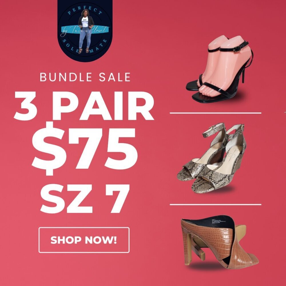 ✨Size 7 Heel Bundle – Jessica Simpson, NY&C, ASOS – 3 Pairs – $75